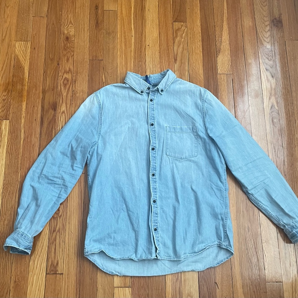 Divided Casual Light Blue Button Down Shirt